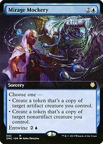 Glossy Finish Phyrexia: All Will Be One Commander Mirage Mockery ( #32 )