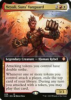 Glossy Finish Phyrexia: All Will Be One Commander Neyali, Suns' Vanguard ( #38 )