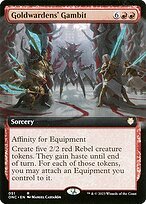 Glossy Finish Phyrexia: All Will Be One Commander Goldwardens' Gambit ( #51 )