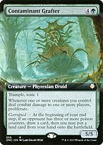 Glossy Finish Phyrexia: All Will Be One Commander Contaminant Grafter ( #55 )