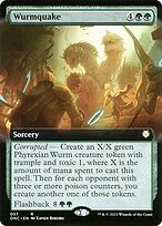 Glossy Finish Phyrexia: All Will Be One Commander Wurmquake ( #57 )