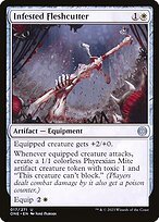 Matte Finish Phyrexia: All Will Be One Infested Fleshcutter ( #17 )
