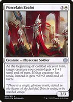 Matte Finish Phyrexia: All Will Be One Porcelain Zealot ( #30 )