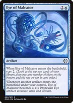 Matte Finish Phyrexia: All Will Be One Eye of Malcator ( #50 )