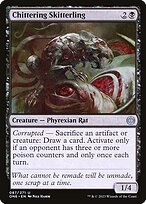 Matte Finish Phyrexia: All Will Be One Chittering Skitterling ( #87 )