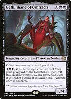 Matte Finish Phyrexia: All Will Be One Geth, Thane of Contracts ( #95 )