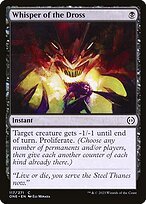 Matte Finish Phyrexia: All Will Be One Whisper of the Dross ( #117 )
