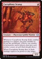 Matte Finish Phyrexia: All Will Be One Cacophony Scamp ( #124 )