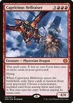 Matte Finish Phyrexia: All Will Be One Capricious Hellraiser ( #125 )