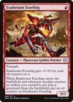 Matte Finish Phyrexia: All Will Be One Exuberant Fuseling ( #129 )