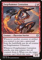 Matte Finish Phyrexia: All Will Be One Forgehammer Centurion ( #130 )