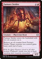 Matte Finish Phyrexia: All Will Be One Furnace Strider ( #133 )