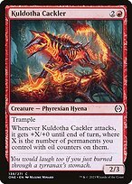 Matte Finish Phyrexia: All Will Be One Kuldotha Cackler ( #139 )