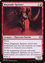 Matte Finish Phyrexia: All Will Be One Magmatic Sprinter ( #140 )