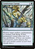 Matte Finish Phyrexia: All Will Be One Carnivorous Canopy ( #162 )