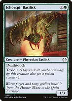 Matte Finish Phyrexia: All Will Be One Ichorspit Basilisk ( #170 )