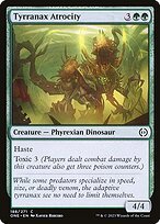 Matte Finish Phyrexia: All Will Be One Tyrranax Atrocity ( #188 )