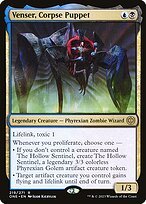Matte Finish Phyrexia: All Will Be One Venser, Corpse Puppet ( #219 )