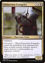 Matte Finish Phyrexia: All Will Be One Vivisection Evangelist ( #220 )
