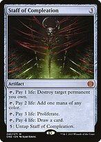 Matte Finish Phyrexia: All Will Be One Staff of Compleation ( #242 )
