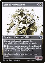 Matte Finish Phyrexia: All Will Be One Bladed Ambassador ( #285 )