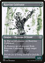 Matte Finish Phyrexia: All Will Be One Rustvine Cultivator ( #295 )