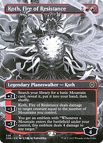 Matte Finish Phyrexia: All Will Be One Koth, Fire of Resistance ( #338 )