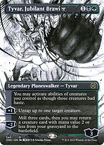 Matte Finish Phyrexia: All Will Be One Tyvar, Jubilant Brawler ( #344 )