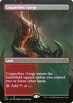 Matte Finish Phyrexia: All Will Be One Copperline Gorge ( #371 )