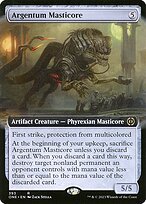Matte Finish Phyrexia: All Will Be One Argentum Masticore ( #393 )