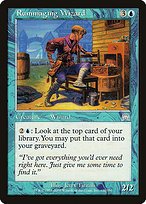 Matte Finish Onslaught Rummaging Wizard ( #110 )