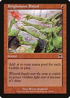 Matte Finish Onslaught Brightstone Ritual ( #191 )