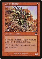 Matte Finish Onslaught Goblin Sledder ( #209 )