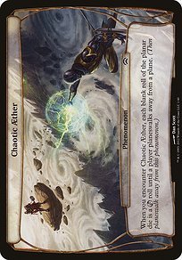 Matte Finish Planechase 2012 Planes Chaotic Aether ( #1 )