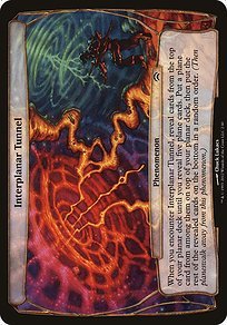Matte Finish Planechase 2012 Planes Interplanar Tunnel ( #2 )