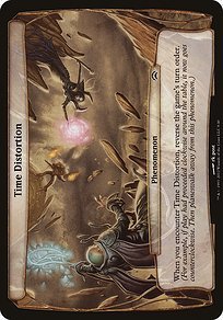 Matte Finish Planechase 2012 Planes Time Distortion ( #8 )