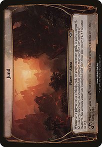Matte Finish Planechase 2012 Planes Jund ( #20 )