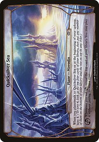 Matte Finish Planechase 2012 Planes Quicksilver Sea ( #32 )