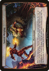Matte Finish Planechase Anthology Planes Spatial Merging ( #7 )