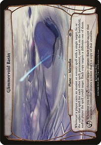 Matte Finish Planechase Anthology Planes Glimmervoid Basin ( #29 )