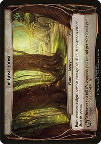 Matte Finish Planechase Anthology Planes The Great Forest ( #32 )