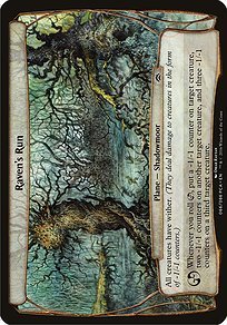 Matte Finish Planechase Anthology Planes Raven's Run ( #66 )