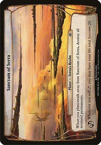 Matte Finish Planechase Anthology Planes Sanctum of Serra ( #67 )