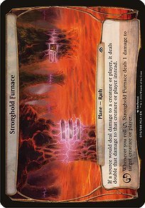 Matte Finish Planechase Anthology Planes Stronghold Furnace ( #75 )