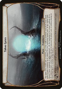 Matte Finish Planechase Anthology Planes Talon Gates ( #77 )