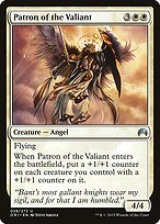 Glossy Finish Magic Origins Patron of the Valiant ( #28 )