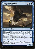Glossy Finish Magic Origins Ringwarden Owl ( #68 )