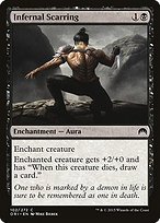 Glossy Finish Magic Origins Infernal Scarring ( #102 )