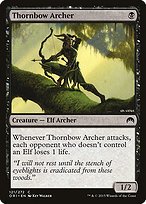 Glossy Finish Magic Origins Thornbow Archer ( #121 )
