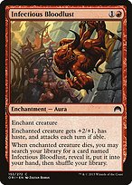 Glossy Finish Magic Origins Infectious Bloodlust ( #152 )